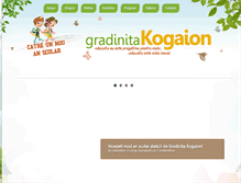 Tablet Screenshot of gradinita-kogaion.ro